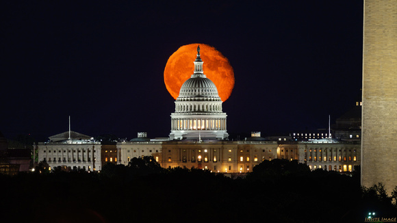 92.5% Sturgeon Moon Alignment with the U.S. Capitol