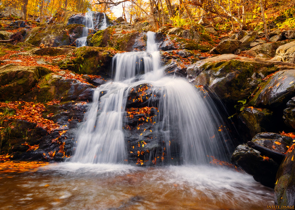 Fall at Dark Hollow Falls at Shenandoah National Park