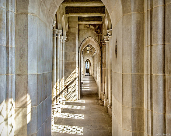 Gothic Hallway at Washington National Cathedral
