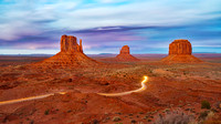 After Sunset at Monument Valley