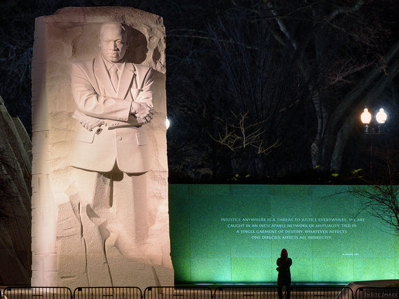 Immersed in Powerful Words - Martin Luther King, Jr. Memorial