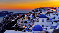 Sunset from Oia - Santorini Island, Greece