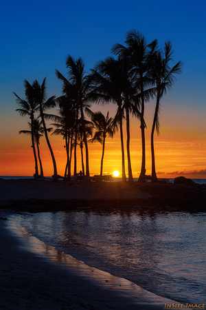 Sunset at Fairmont Orchid on Hawaii's Big Island