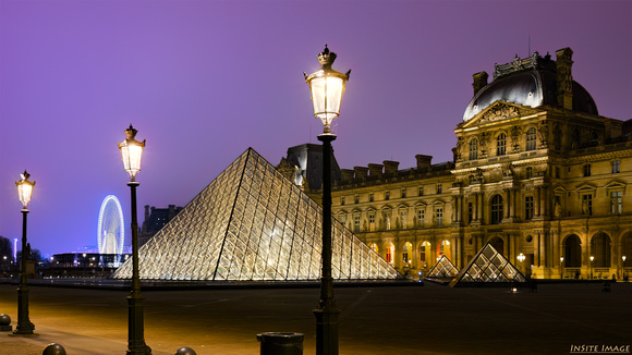 Louvre Museum at Night