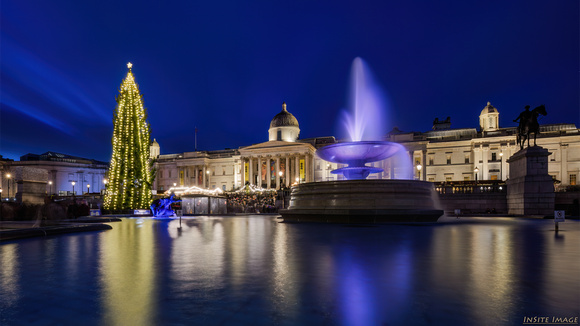 Trafalgar Square at Christmas