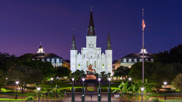 Jackson Square and the St. Louis Cathedral in New Orleans