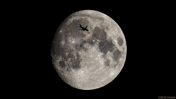 Fly Me to the Moon (real photo - complete moon version)