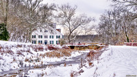 C & O Canal's Great Falls Tavern in the Snow