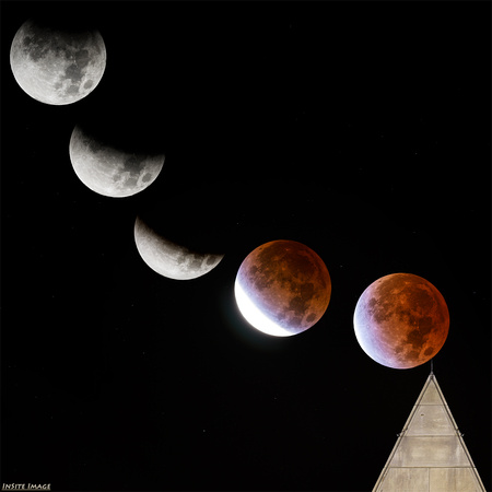 2021 Lunar Eclipse at the Washington Monument (sequence)