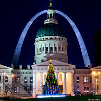 Festival of Lights with the Gateway Arch - St. Louis