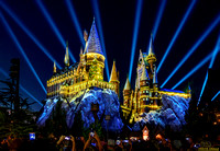 The Wizarding World of Harry Potter (Orlando) Christmas Light Projection Show
