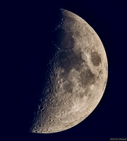 48% Waxing Crescent Moon