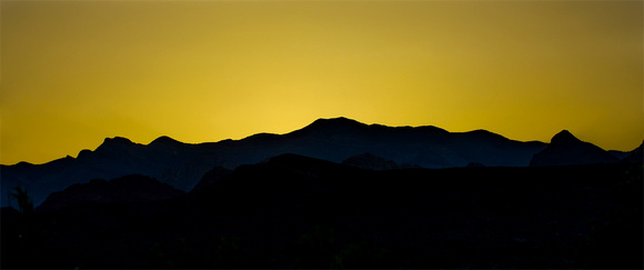 After Sunset at Red Rock Canyon