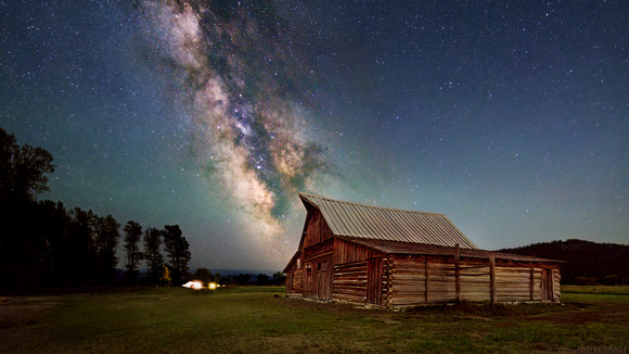 The T. A. Moulton Barn under the Milky Way - Grand Teton National Park