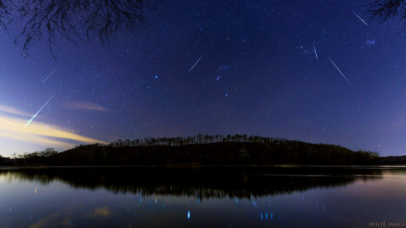 Geminid Meteor Shower over the Potomac