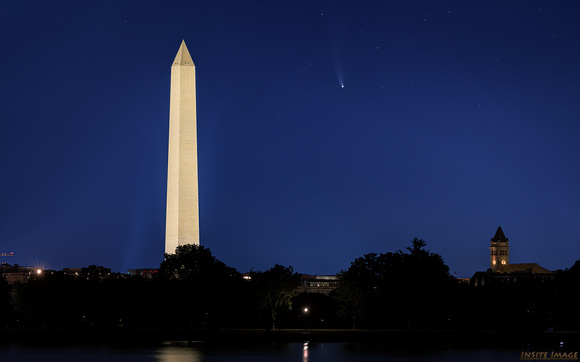 Comet Neowise over Washington DC