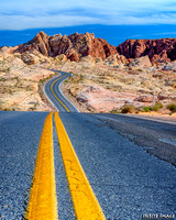 Desert Road in Valley of Fire State Park