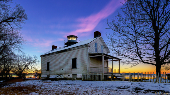 Sunrise at Jones Point Lighthouse
