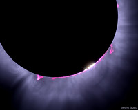 Two Seconds Before Second Contact - The 2024 Total Solar Eclipse
