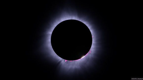 Two Seconds Before Second Contact - The 2024 Total Solar Eclipse