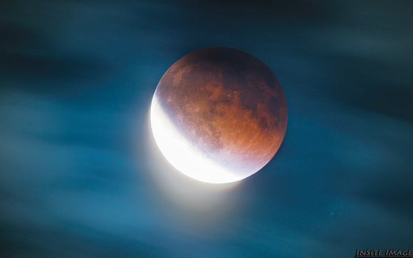 Post-totality with the Super Flower Blood Moon lunar eclipse