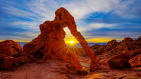 Elephant Rock Sunrise - Valley of Fire State Park, Nevada