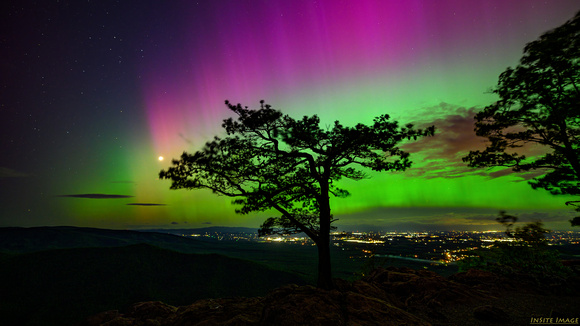 Northern Lights over the Blue Ridge Parkway - Virginia