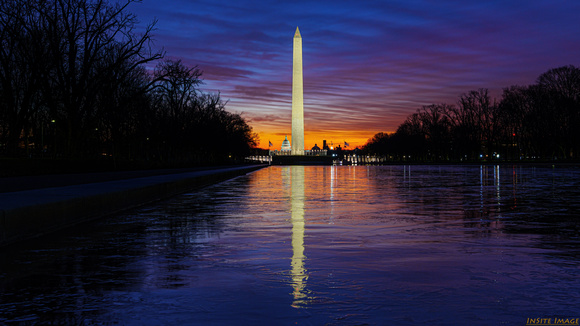 Frozen Dawn on the National Mall