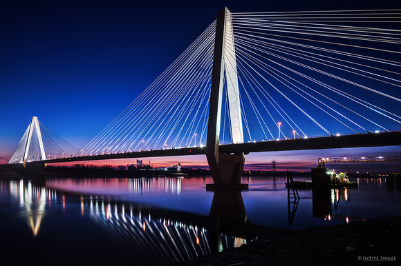 The Stan Musial Veterans Memorial Bridge at St. Louis